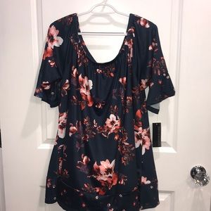 off the shoulder tunic